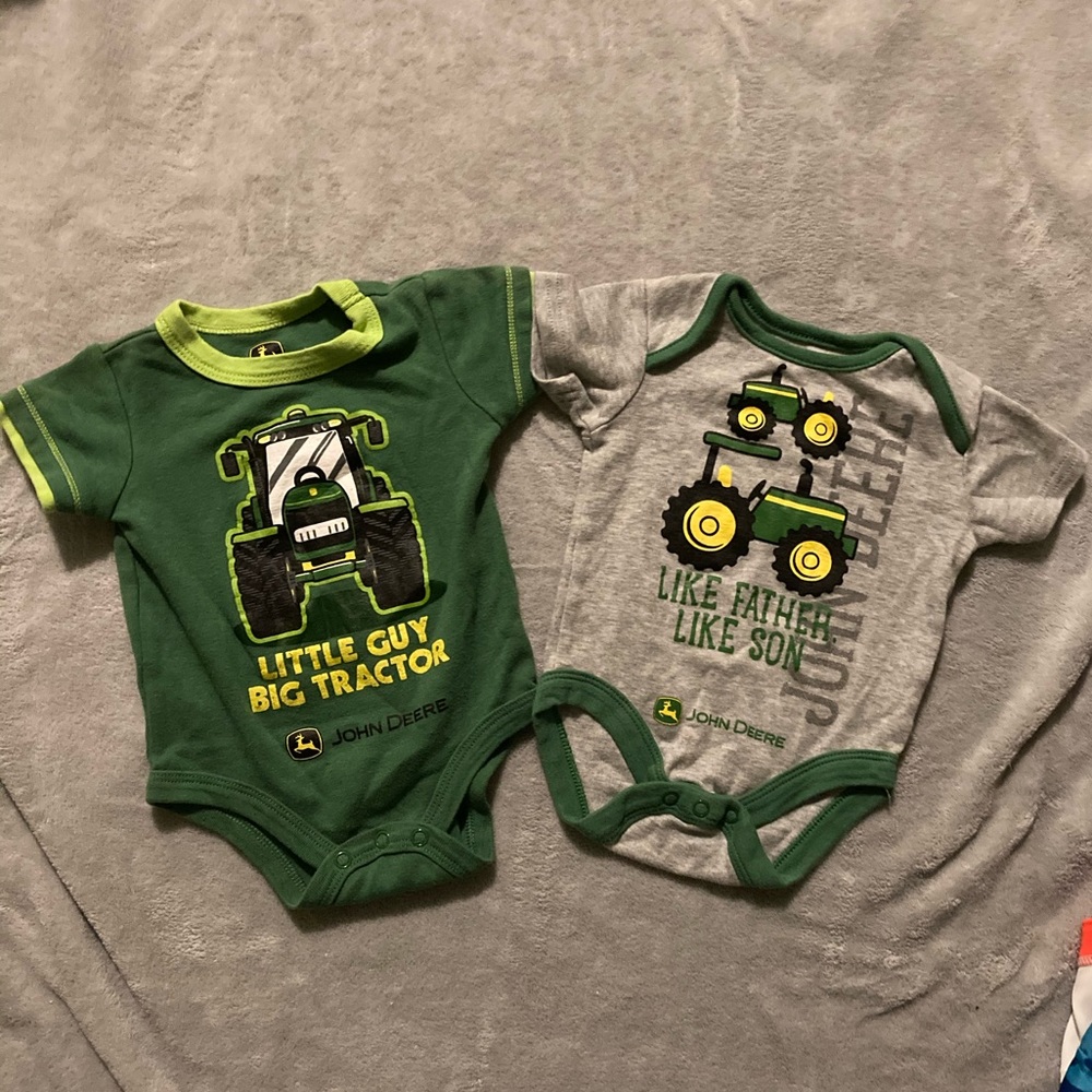 John Deere Tractor Baby Onesies